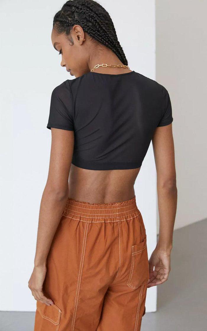 Frankie Rework Adidas Cut Out Mesh Tee - XS S M L
