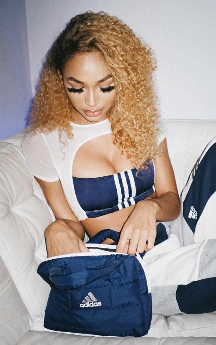 frankie Rework Adidas Cut Out Mesh Tee - XS S M L