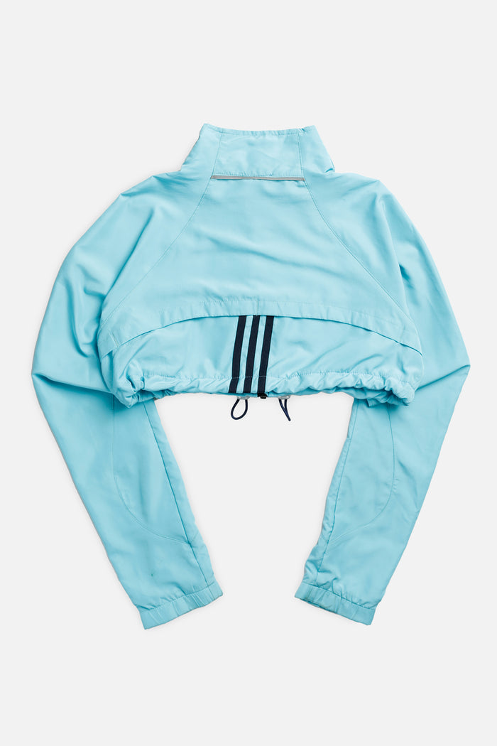 Frankie Rework Adidas Micro Crop Windbreaker - M