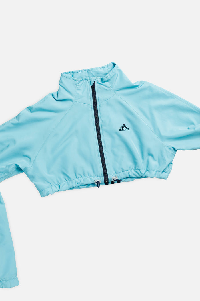 Frankie Rework Adidas Micro Crop Windbreaker - M