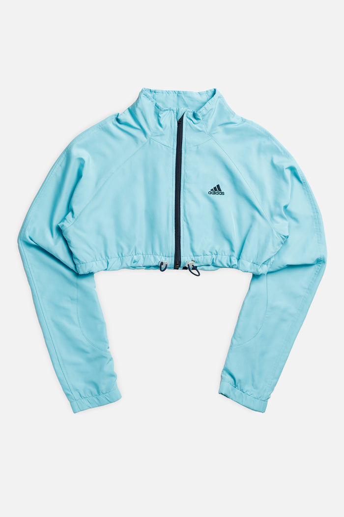 frankie Rework Adidas Micro Crop Windbreaker - M