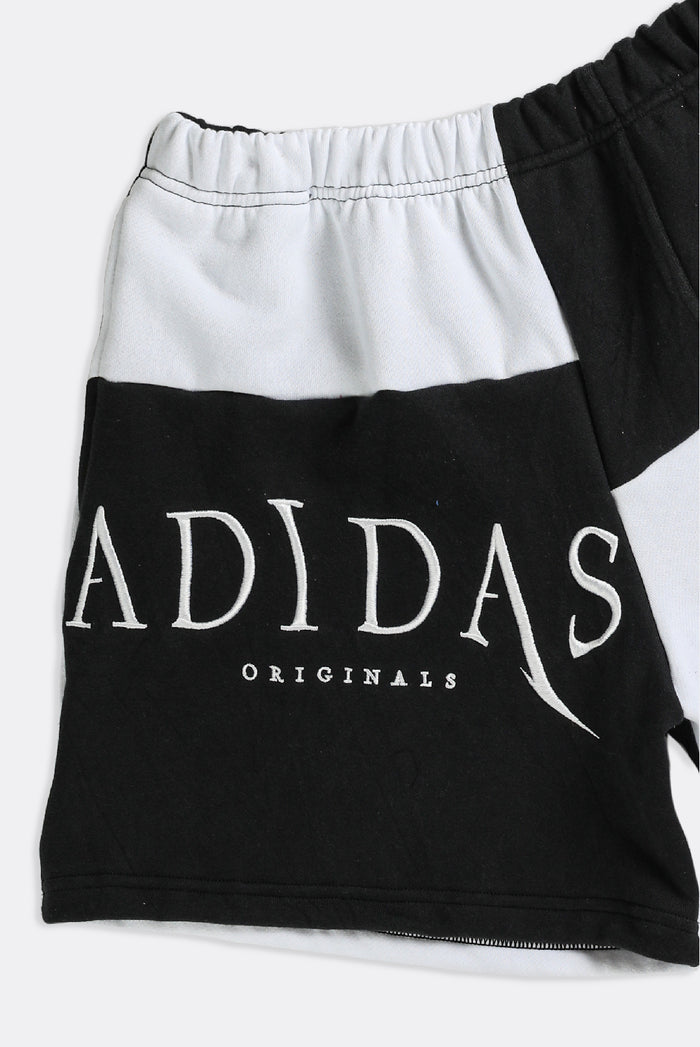 Frankie Rework Adidas Patchwork Sweatshorts - L