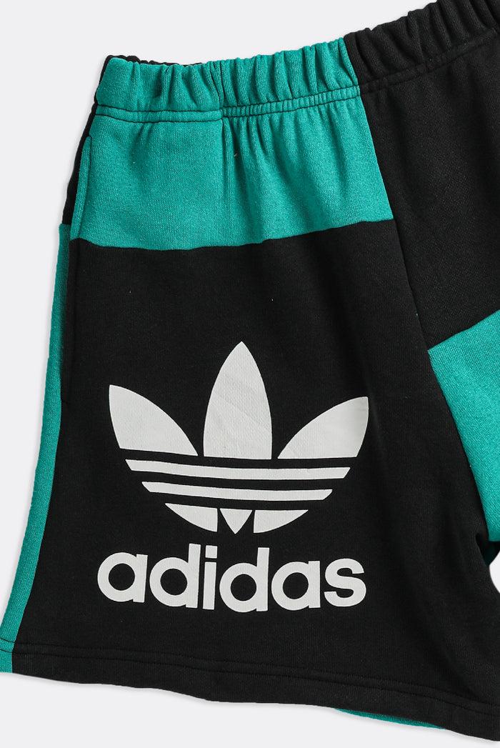 Frankie Rework Adidas Patchwork Sweatshorts - S