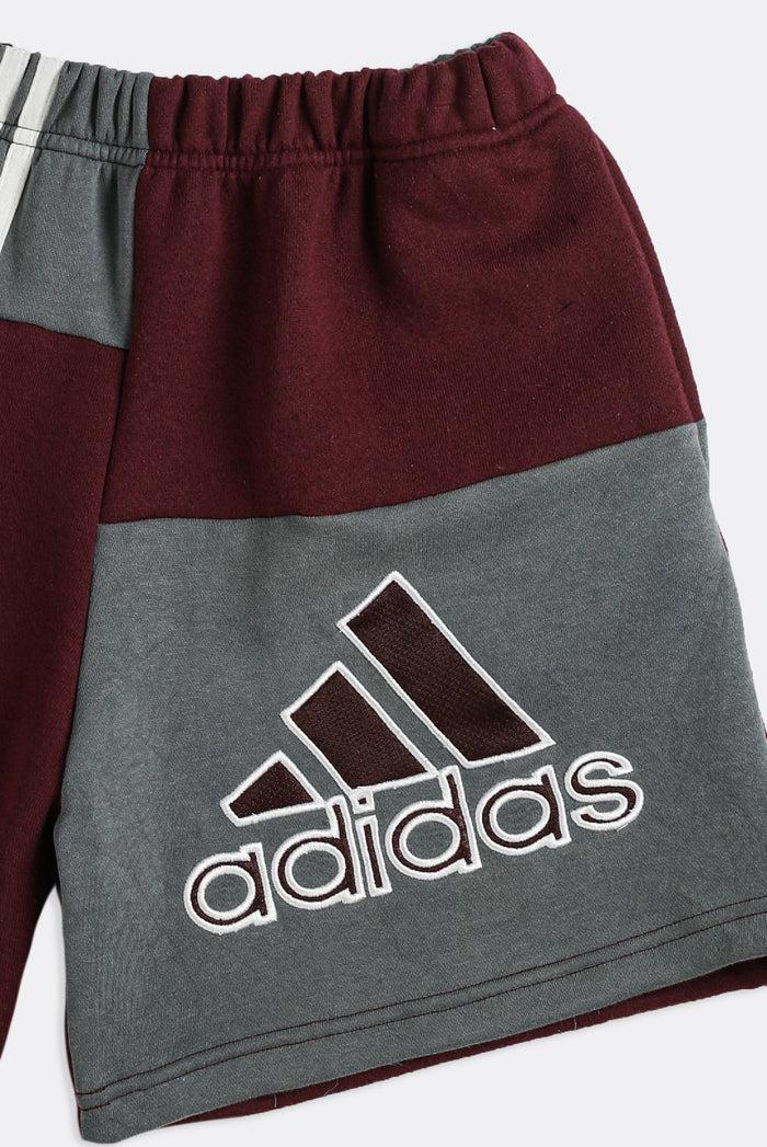 Frankie Rework Adidas Patchwork Sweatshorts - S