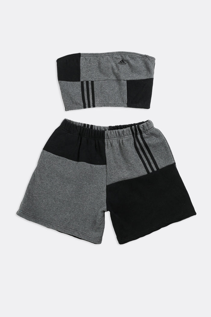 frankie Rework Adidas Patchwork Sweatshorts Set - L