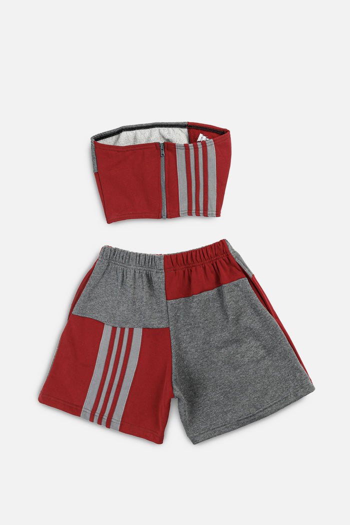 Frankie Rework Adidas Patchwork Sweatshorts Set - XS