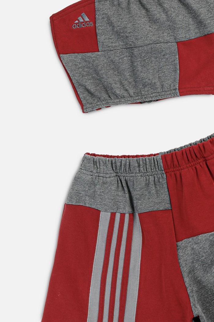 Frankie Rework Adidas Patchwork Sweatshorts Set - XS