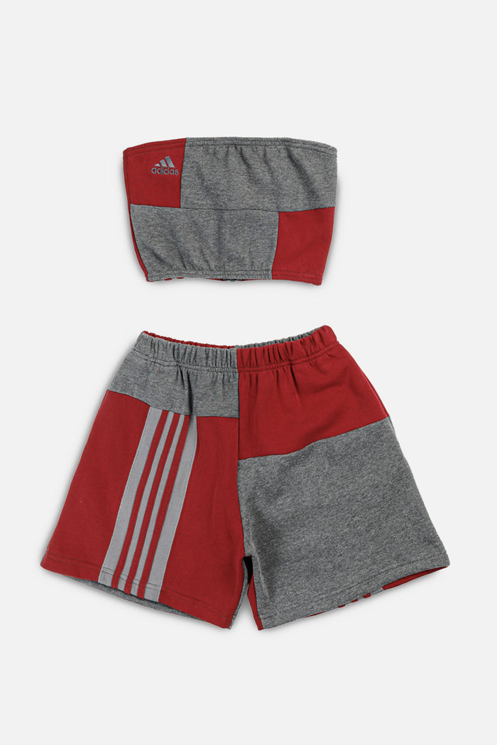 frankie Rework Adidas Patchwork Sweatshorts Set - XS