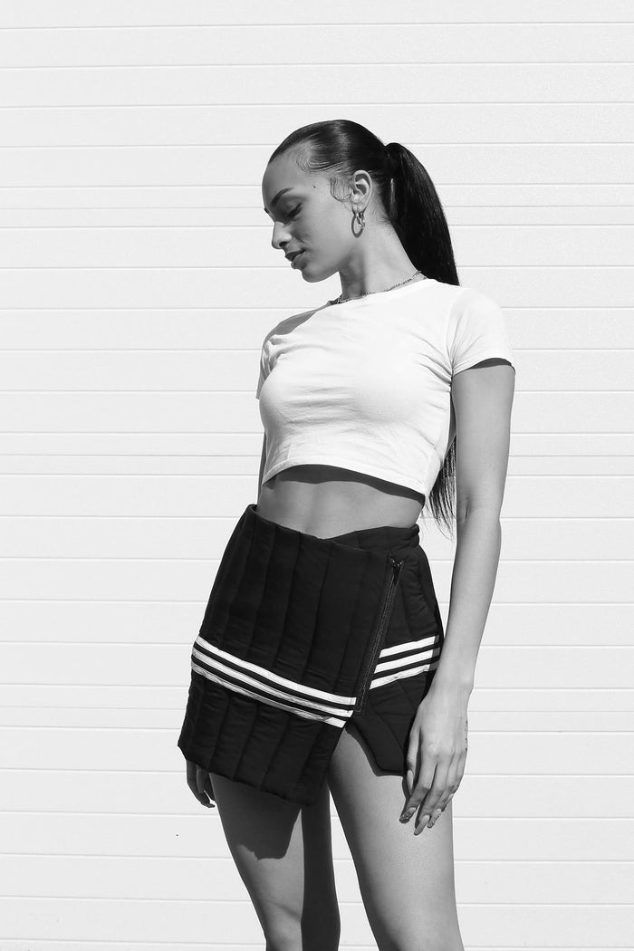 Frankie Rework Adidas Puffer Skirt - S