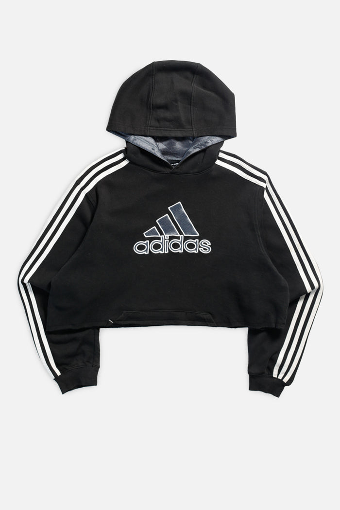 frankie Rework Adidas Raw Crop Sweatshirt - L