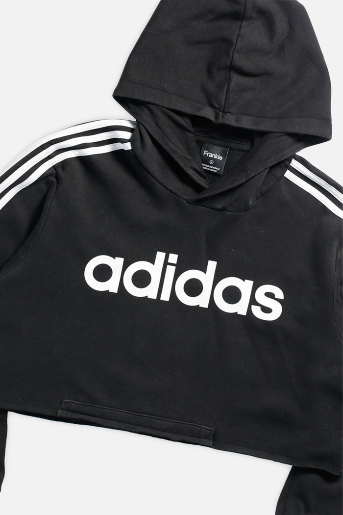 Frankie Rework Adidas Raw Crop Sweatshirt - XL