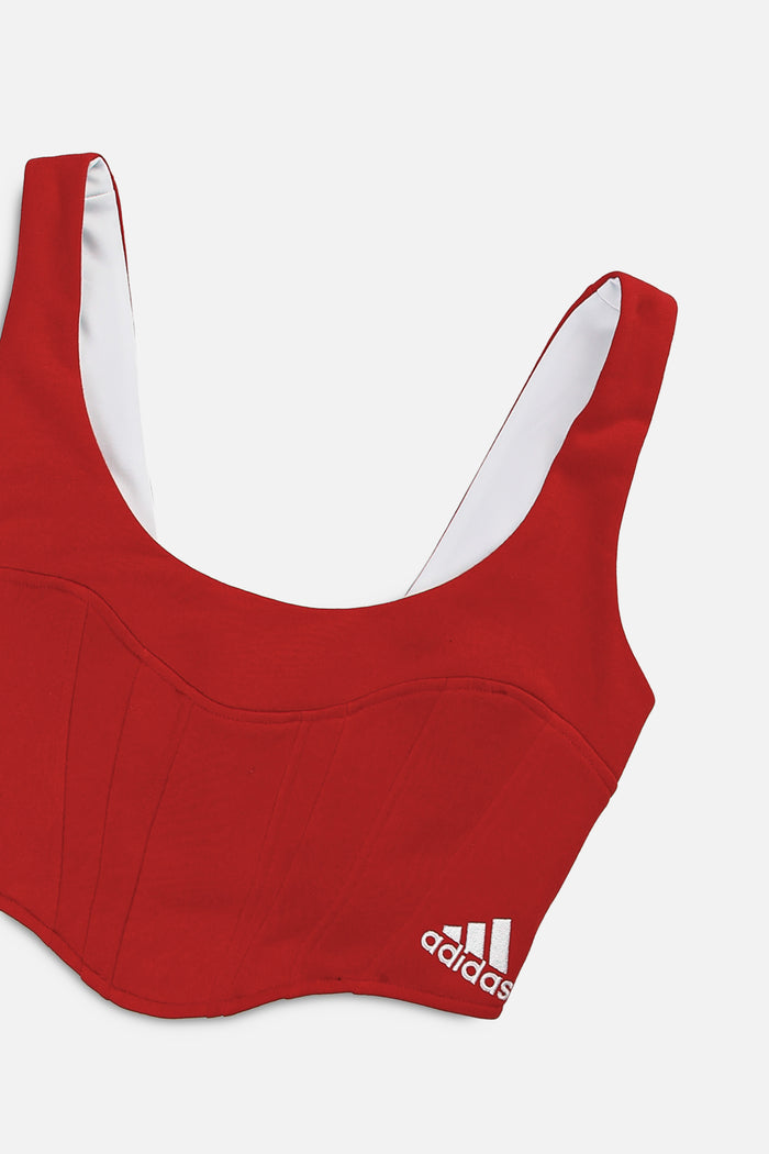 Frankie Rework Adidas Sweatshirt Bustier - S