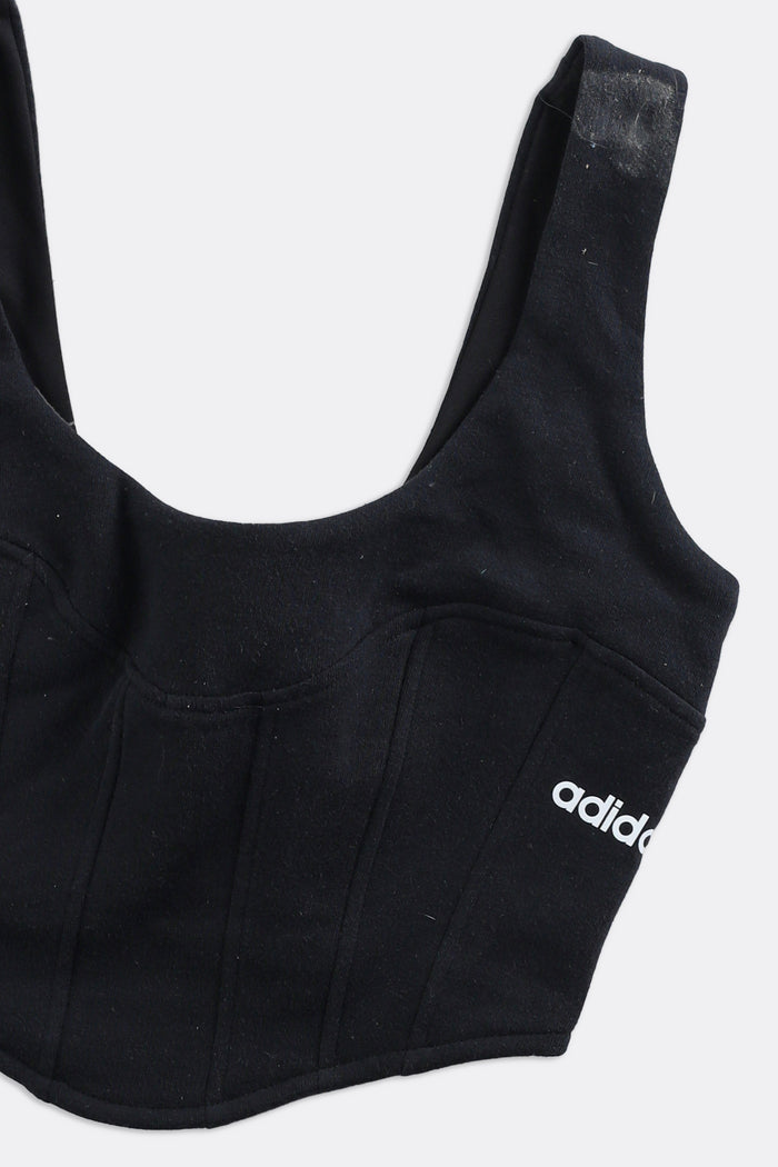 Frankie Rework Adidas Sweatshirt Bustier - XS