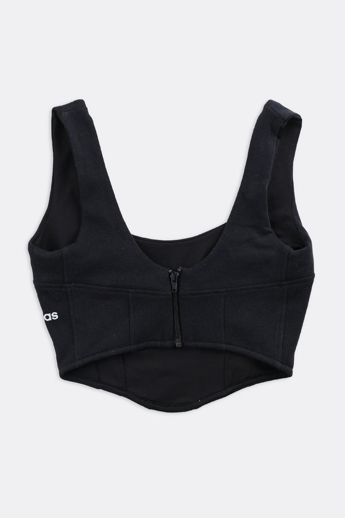 Frankie Rework Adidas Sweatshirt Bustier - XS