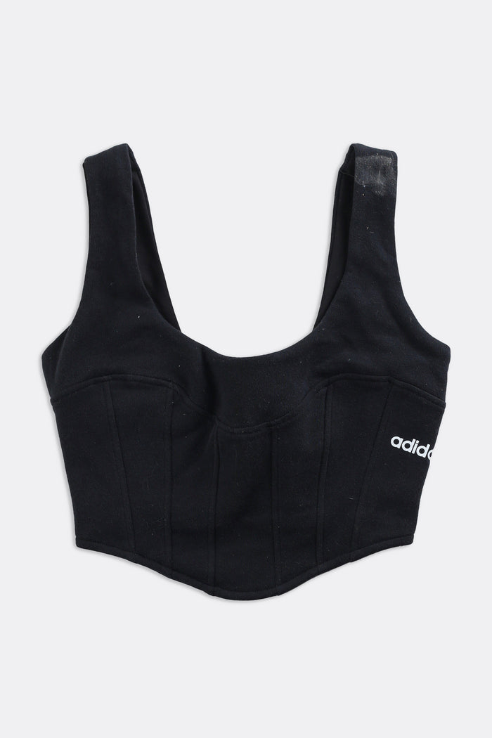 frankie Rework Adidas Sweatshirt Bustier - XS