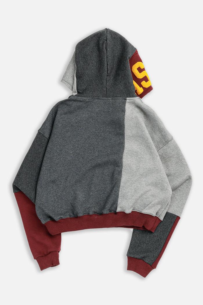 Frankie Rework Arizona State Crop Zip Hoodie - XS