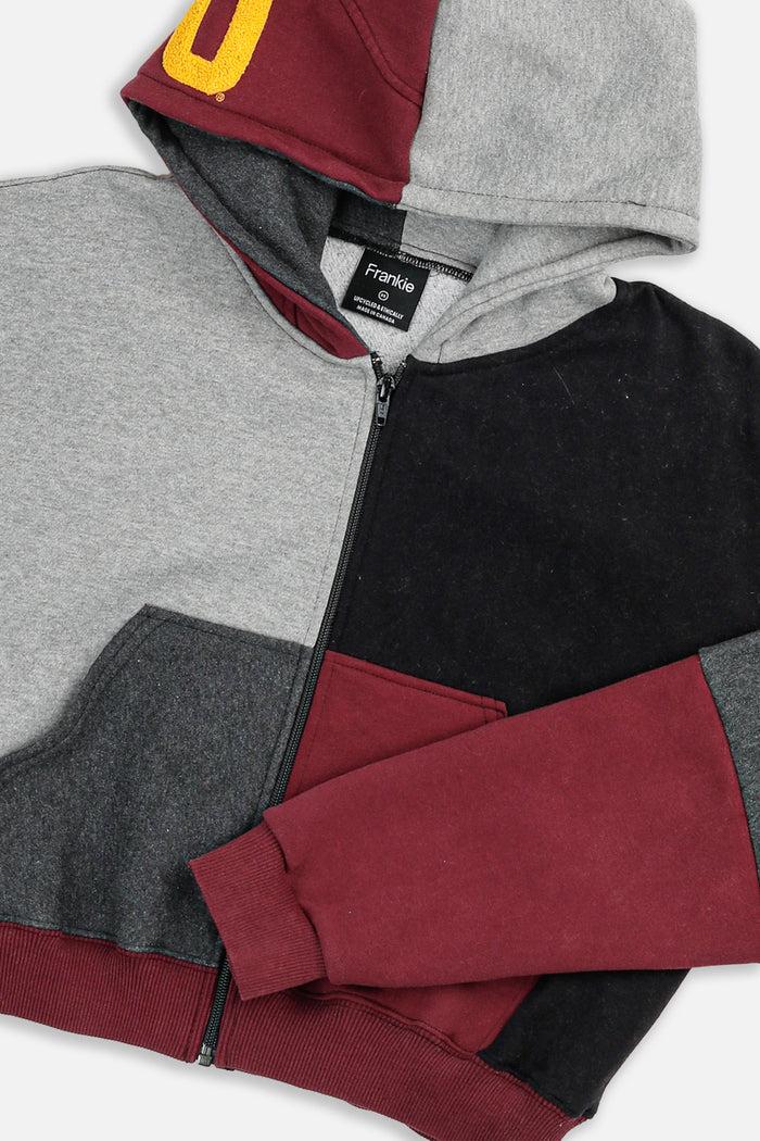 Frankie Rework Arizona State Crop Zip Hoodie - XS