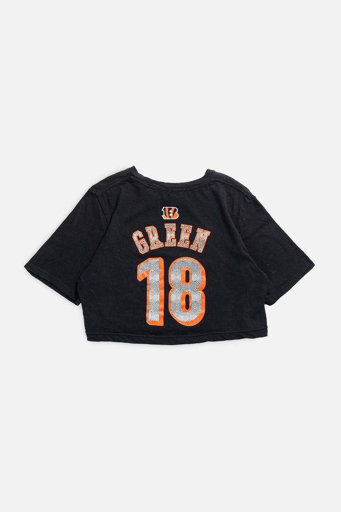Frankie Rework Bengals NFL Crop Tee - M