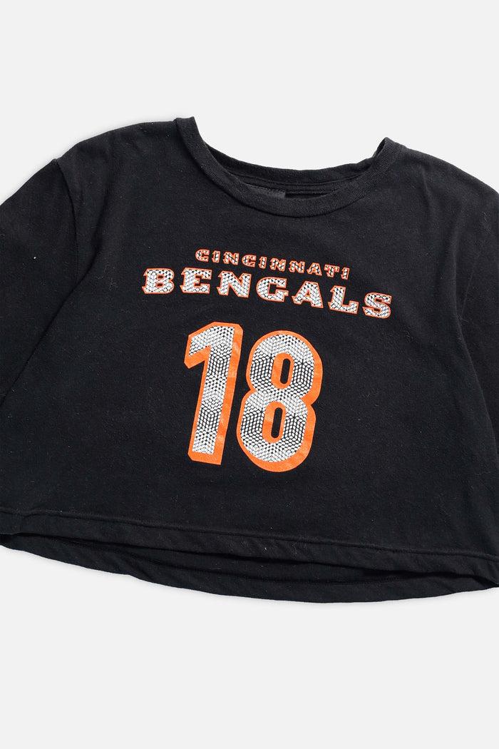 Frankie Rework Bengals NFL Crop Tee - M