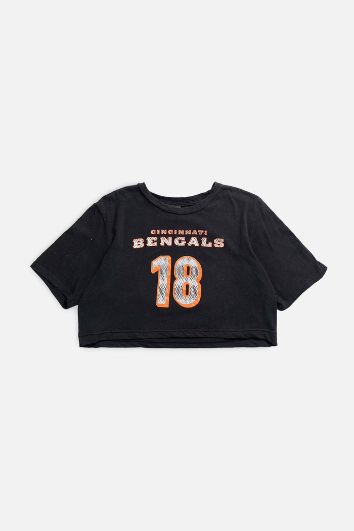 frankie Rework Bengals NFL Crop Tee - M