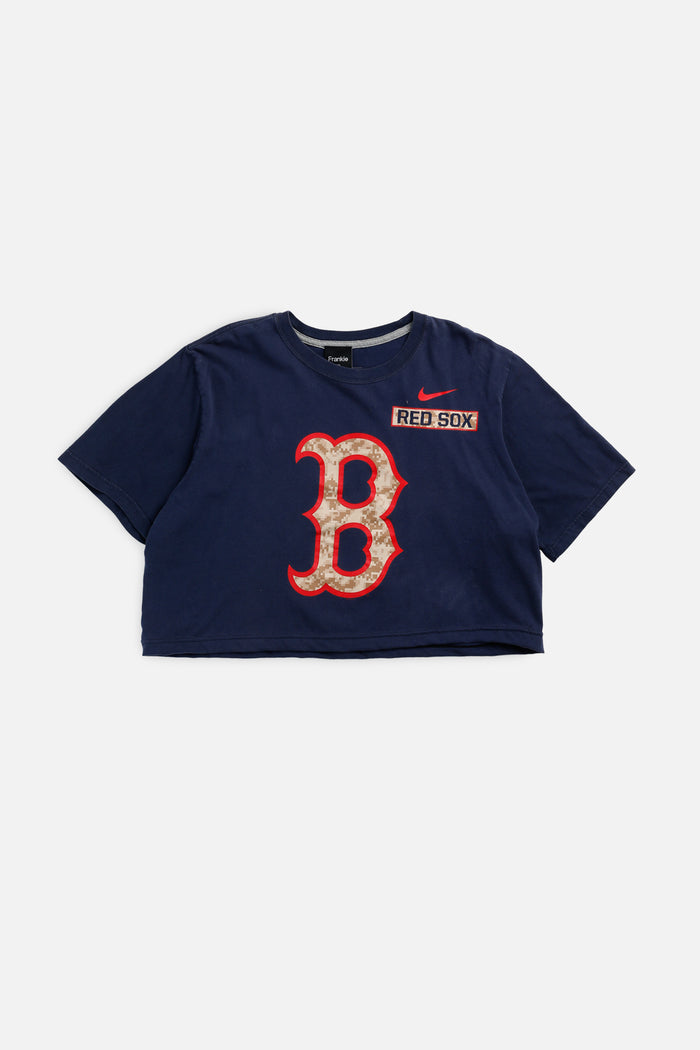 frankie Rework Boston Red Sox MLB Crop Tee - XL