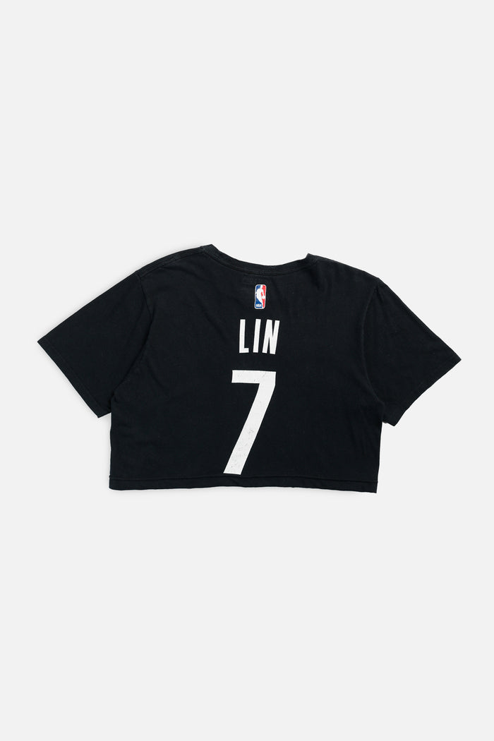 Frankie Rework Brooklynn Nets NBA Crop Tee - M