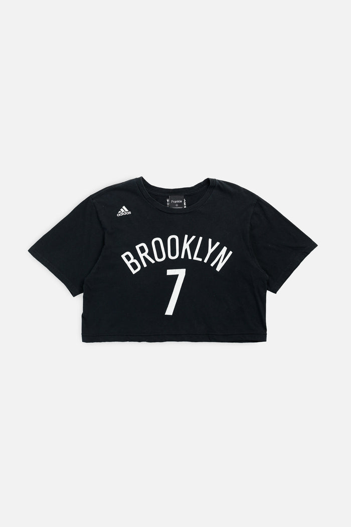 frankie Rework Brooklynn Nets NBA Crop Tee - M