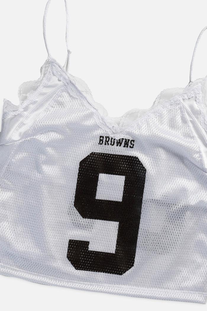 Frankie Rework Browns Lace Tank - L