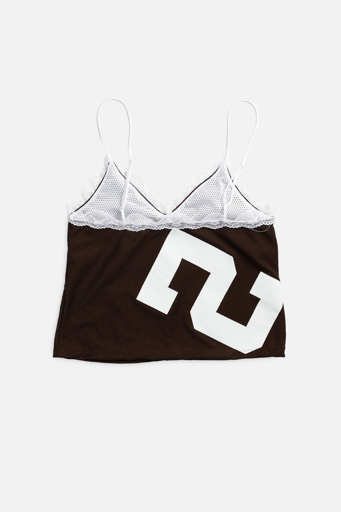 Frankie Rework Browns Lace Tank - M