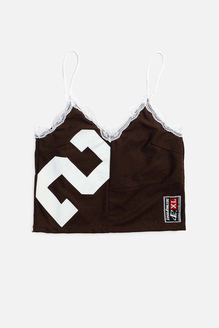 frankie Rework Browns Lace Tank - M