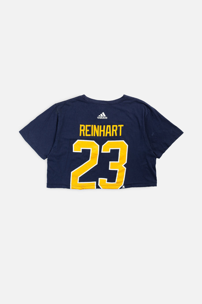 Frankie Rework Buffalo Sabres NHL Crop Tee - L