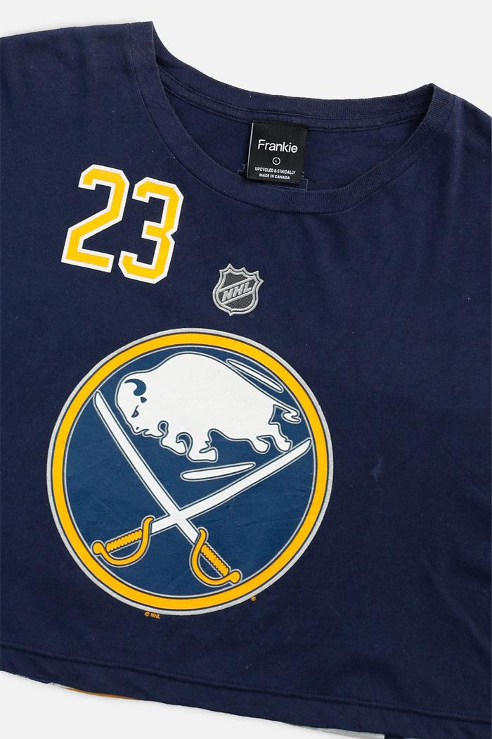 Frankie Rework Buffalo Sabres NHL Crop Tee - L