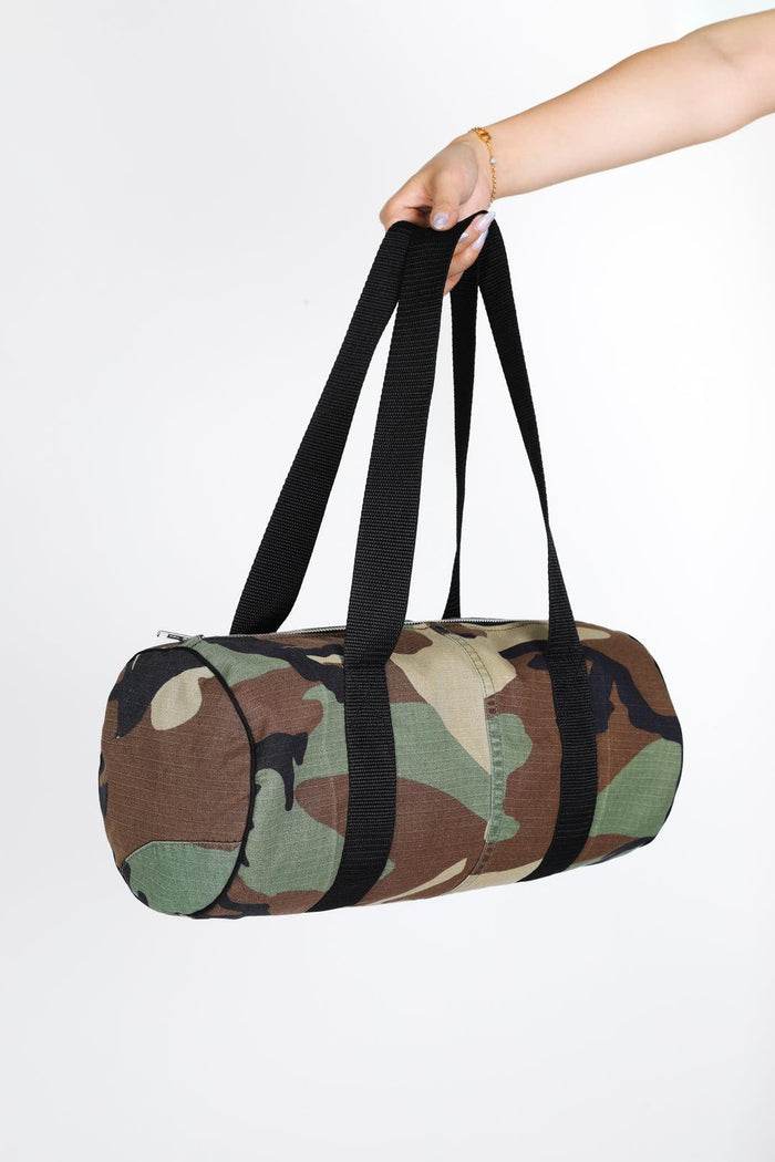frankie Rework Camo Medium Duffle Bag