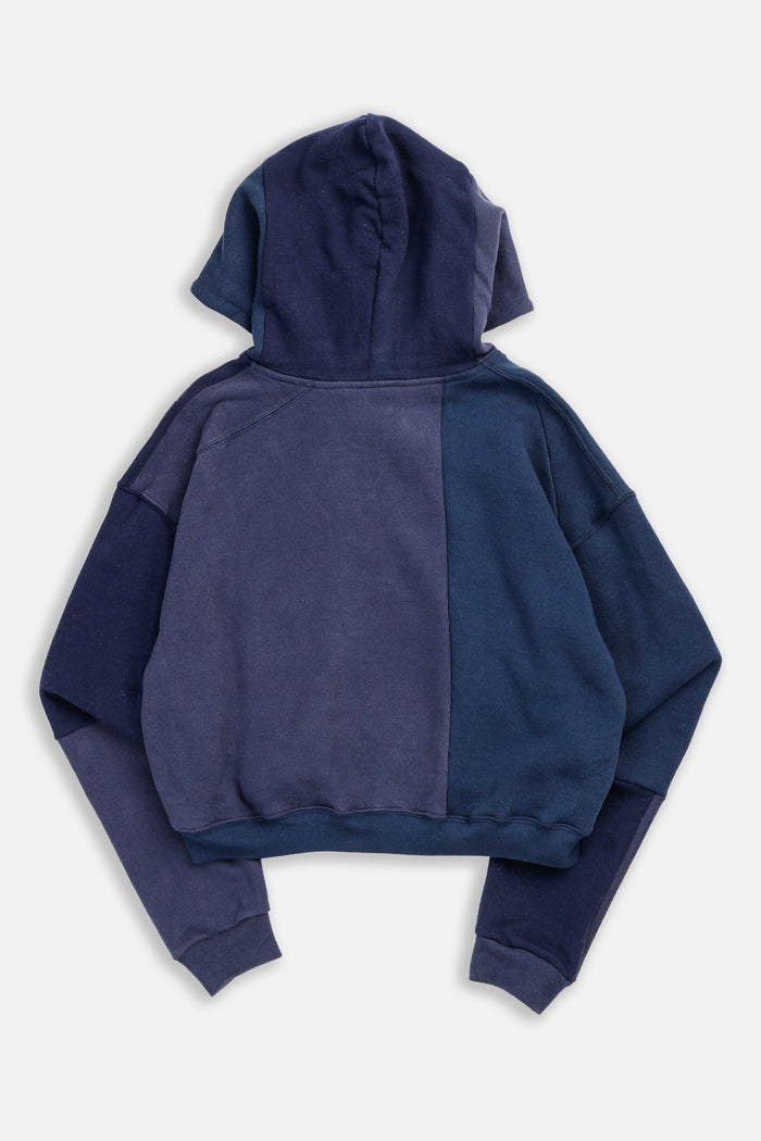 Frankie Rework Champion Crop Zip Hoodie - M