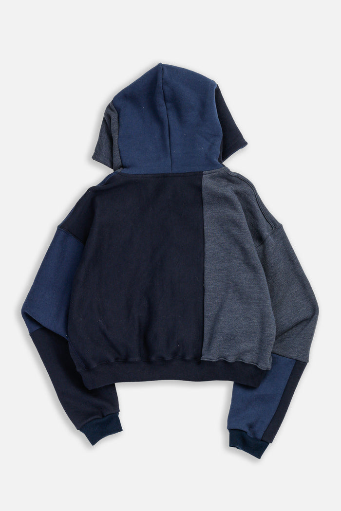 Frankie Rework Champion Crop Zip Hoodie - S