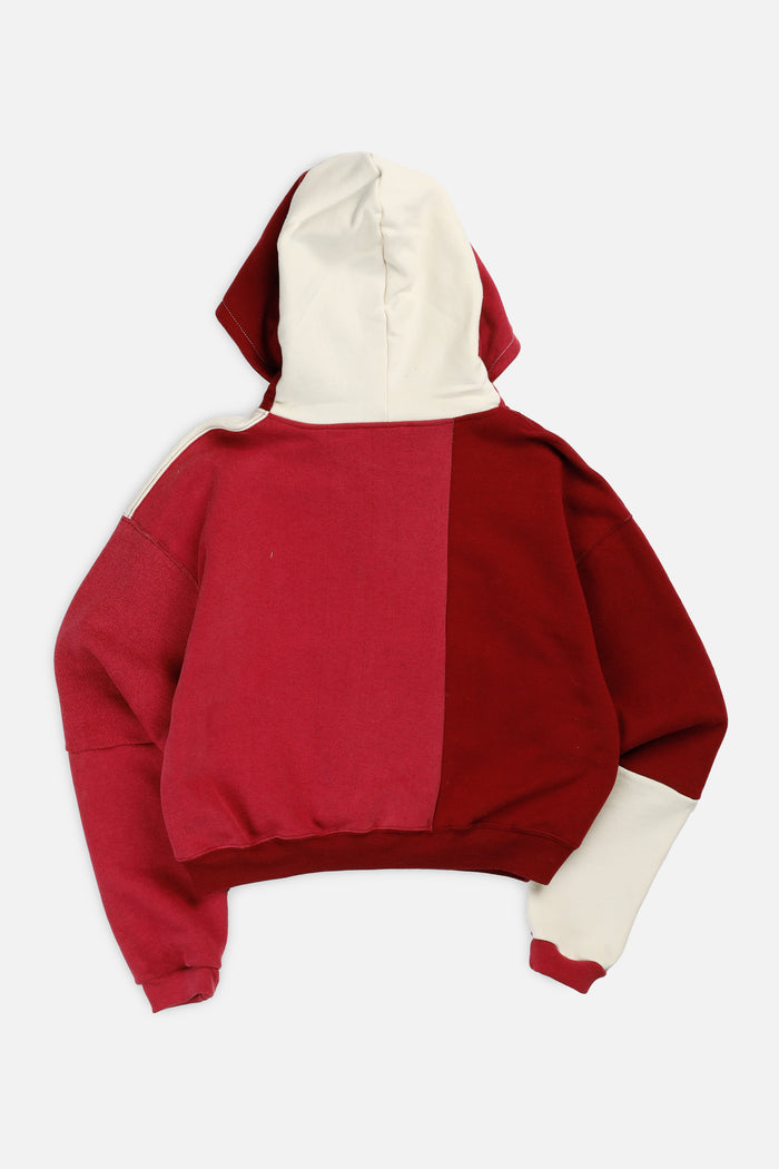 Frankie Rework Champion Crop Zip Hoodie - XS