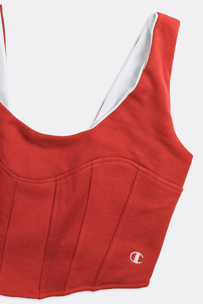 Frankie Rework Champion Sweatshirt Bustier - L