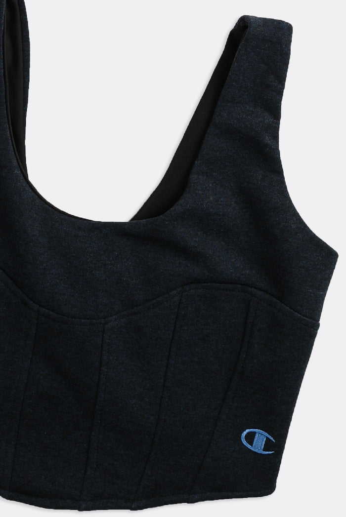 Frankie Rework Champion Sweatshirt Bustier - L