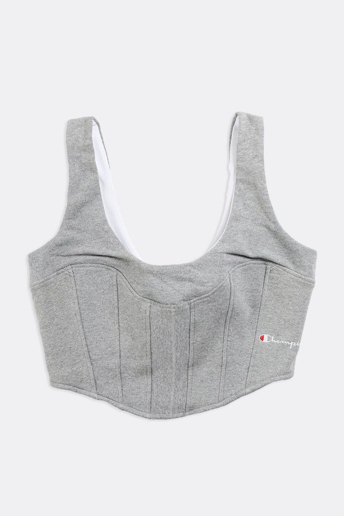 frankie Rework Champion Sweatshirt Bustier - L