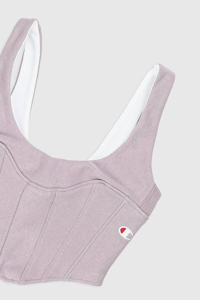 Frankie Rework Champion Sweatshirt Bustier - XS