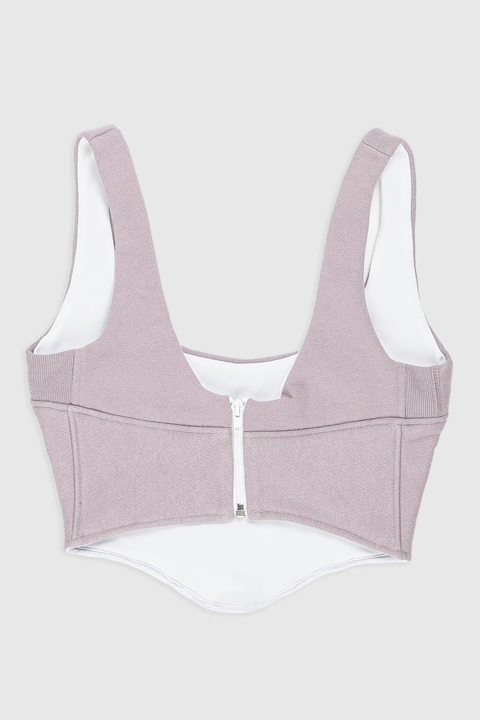 Frankie Rework Champion Sweatshirt Bustier - XS
