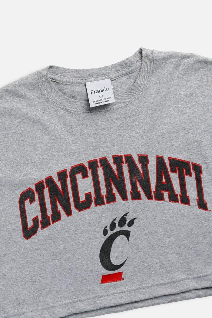 Frankie Rework Cincinnati Bearcats NCAA Crop Tee - S