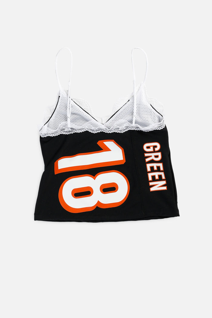Frankie Rework Cincinnati Bengals Lace Tank - XS