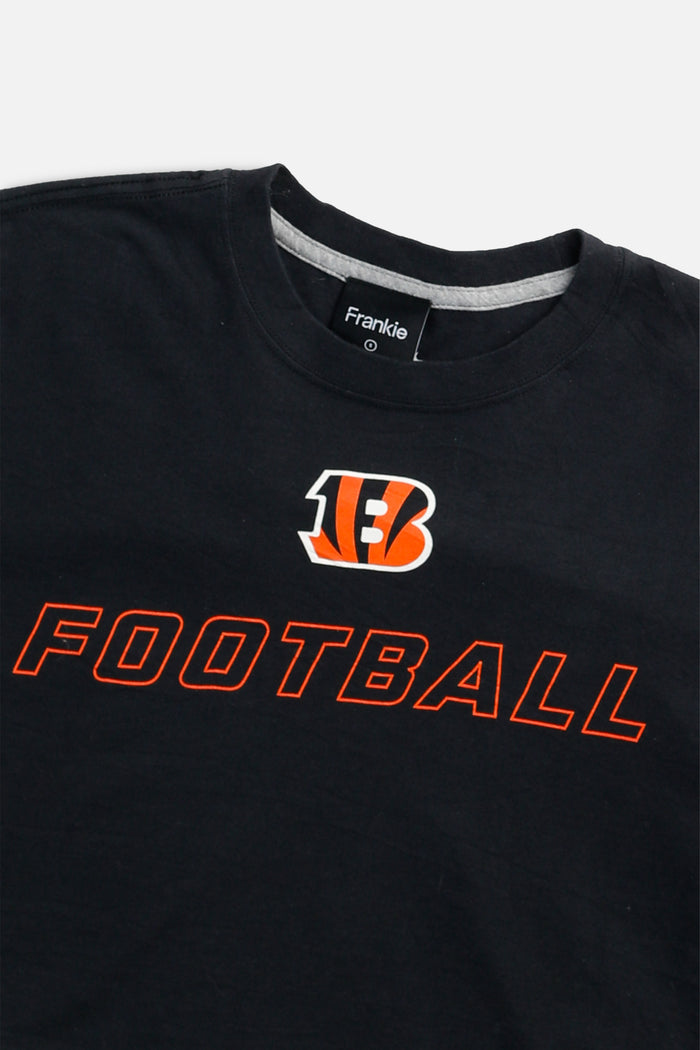 Frankie Rework Cincinnati Bengals NFL Crop Tee - S