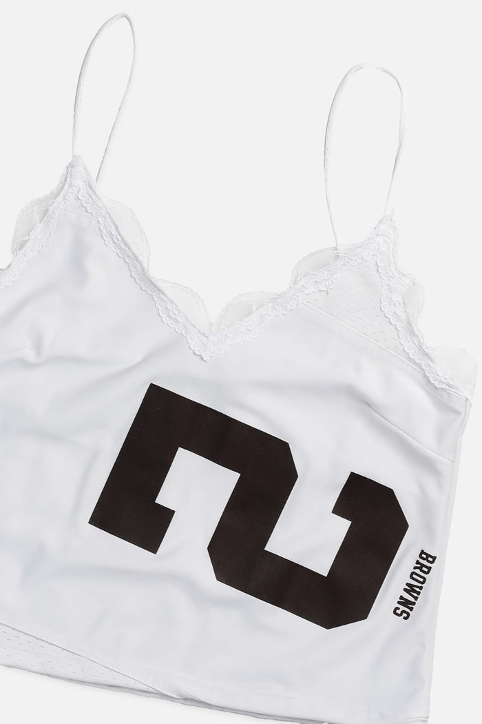 Frankie Rework Cleveland Browns Lace Tank - L