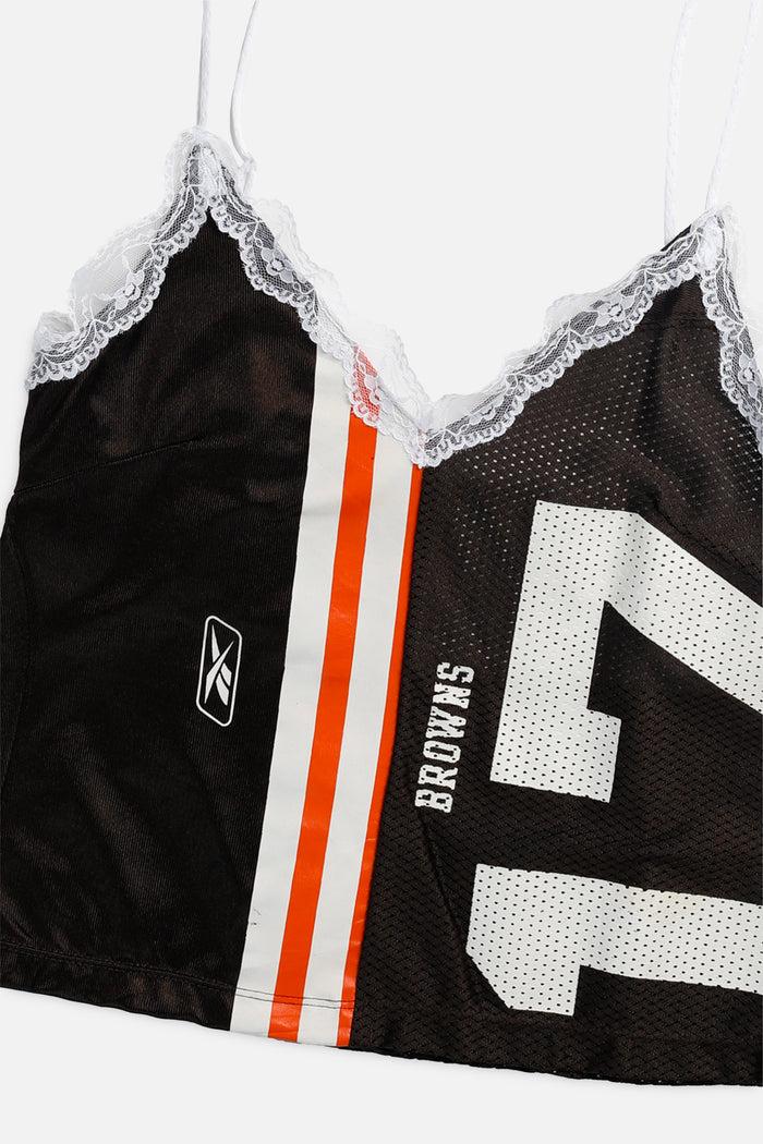 Frankie Rework Cleveland Browns Lace Tank - XS