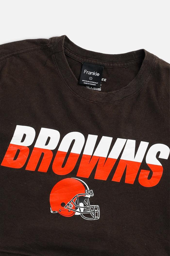 Frankie Rework Cleveland Browns NFL Crop Tee - S