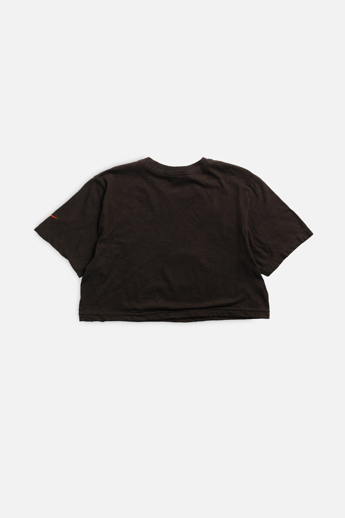 Frankie Rework Cleveland Browns NFL Crop Tee - S