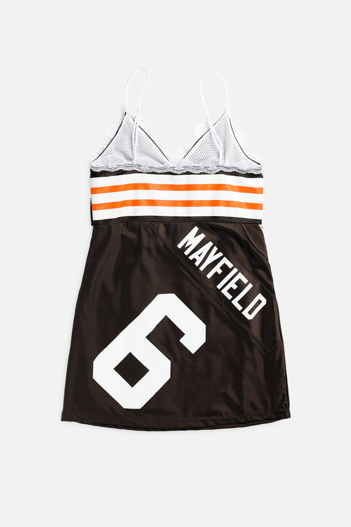 Frankie Rework Cleveland Browns NFL Lace Dress - M