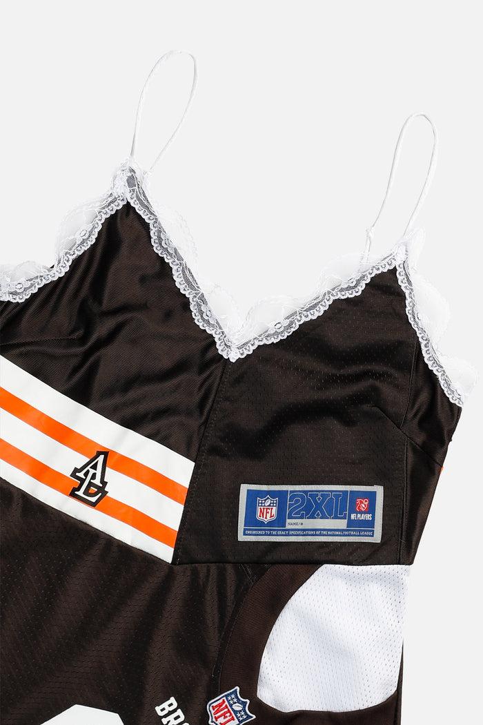Frankie Rework Cleveland Browns NFL Lace Dress - M
